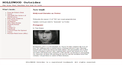 Desktop Screenshot of hollywoodoutsider.com